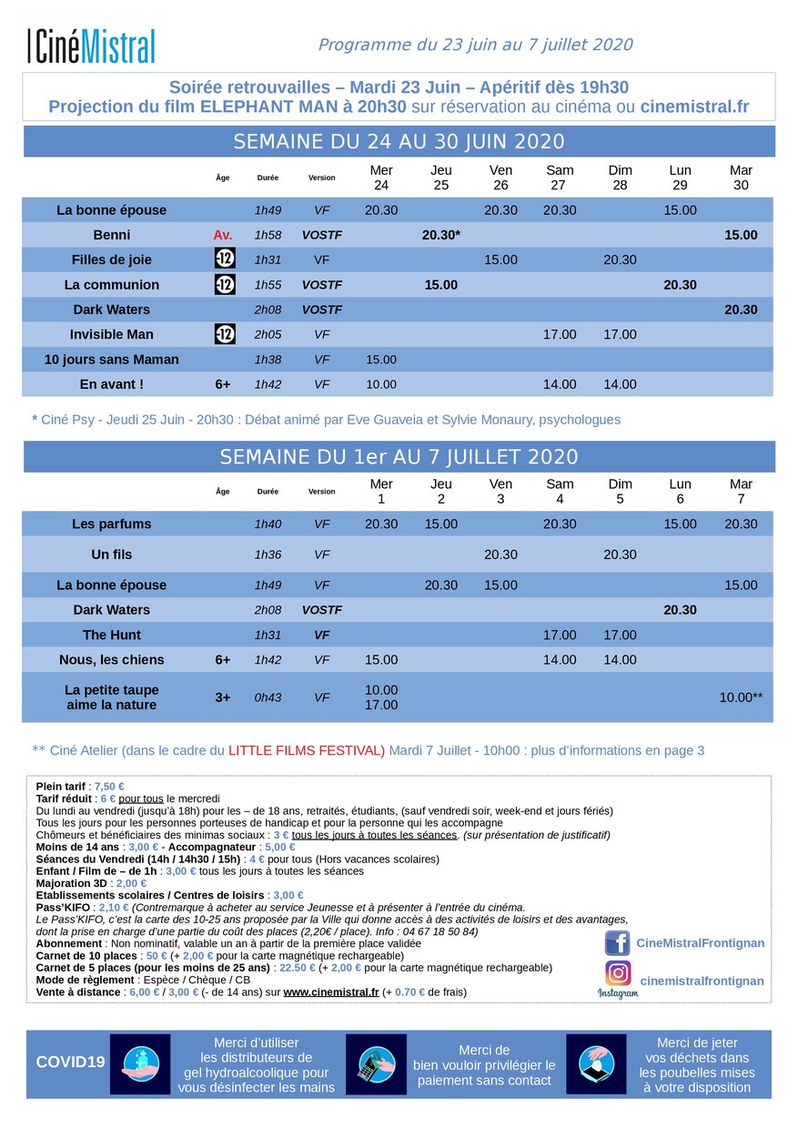 Horaires Des Séances Du Film En Décalage Les films / les horaires